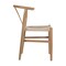 Flash Furniture Logan Commercial, Y-Back Style Wood & Kraft Paper Stackable Dining Chair w/Oak/Natural Finish, 2PK 2-ZH-8101YS-OAK-NAT-GG - alternate 5